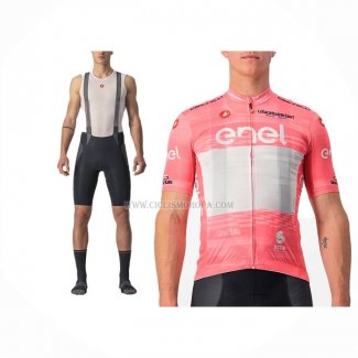 2023 Ropa Ciclismo Giro d'Italia Rosa Mangas Cortas y salopette
